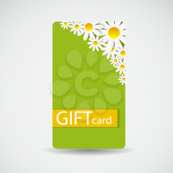 Abstract Beautiful Gift Card Design, Vector Illustration.