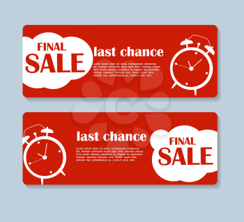 Sale Banner with Place for Your Text. Vector Illustration EPS10