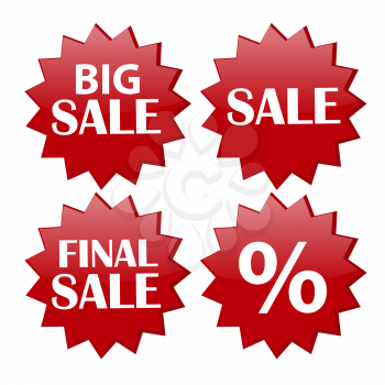 Sale Banner with Place for Your Text. Vector Illustration EPS10