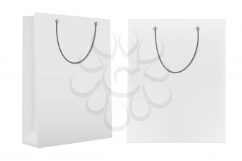 Shopping Bag Template for Advertising and Branding Vector Illustration EPS10