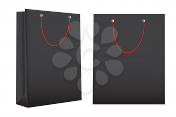Shopping Bag Template for Advertising and Branding Vector Illustration EPS10