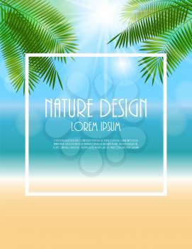 Summer Natural Background Vector Illustration EPS10