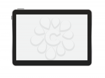 Black Tablet PC Vector Illustration EPS10