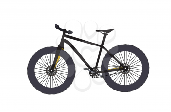 Bicycle Vector Illustrator. Isolated on White Background. EPS10