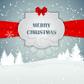 Beautiful Christmas Snowflakes Background Vector Illustration EPS10
