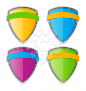 Protect Shield. Isolated on White Background. Vector Illustration EPS10