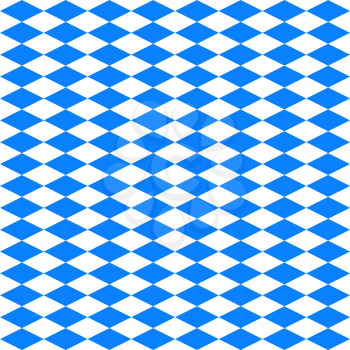 Oktoberfest Blue and White Seamless Pattern Background Vector Illustration EPS10