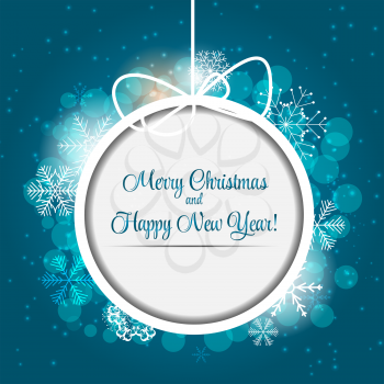 Happy New Year and Marry Christmas Background.
