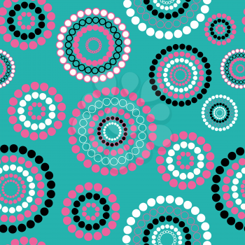 Colored Abstract seamless background pattern. Vector illustration.