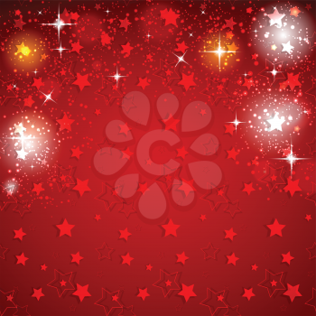 Colorful Christmas Background for You Design. Vector Illustration. EPS10