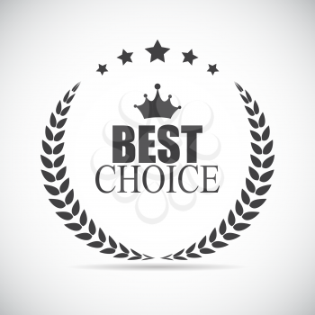 Best Choice Label Vector Illustration EPS10