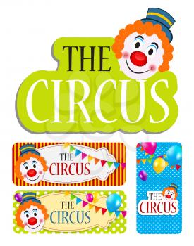The Circus Banner Set Vector Illustration EPS10