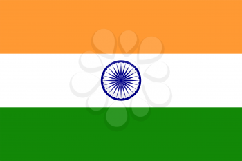 Indian Flag Background. Vector Illustration