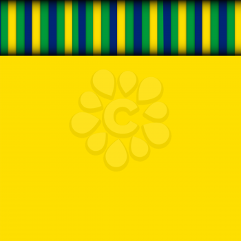 Abstract patterns of color flag of Brazil. Vector Illustration. EPS10