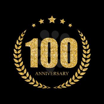 Template 100 Years Anniversary Vector Illustration EPS10