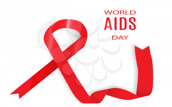 World AIDS Day. 1 December. Vector Illustration EPS10
