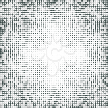 Abstract Silver Psychedelic Art Background. Vector Illustration. EPS10