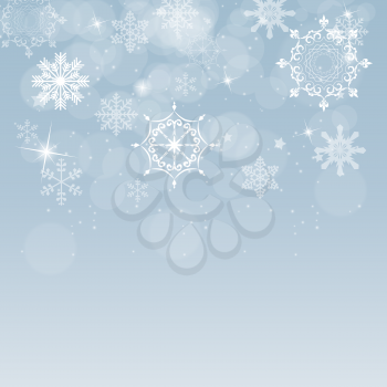 Abstract Beauty Christmas and New Year Background. Vector Illustration. EPS10
