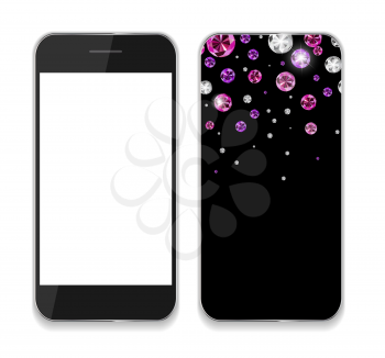 Abstract Design Mobile Phones . Vector Illustration EPS10