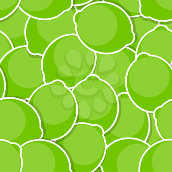 Seamless Pattern Background from Lime Vector Illustration. EPS10