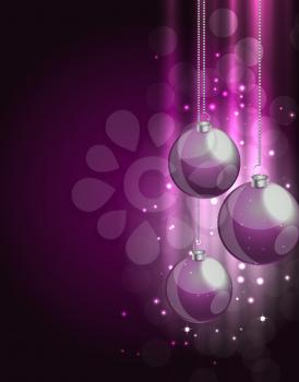 Abstract beauty Christmas and New Year background. Vector Illustration EPS10