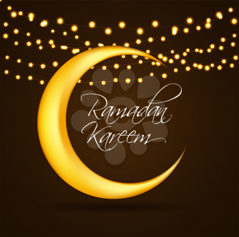 Ramadan Kareem Background Design. Vector Illustration EPS10