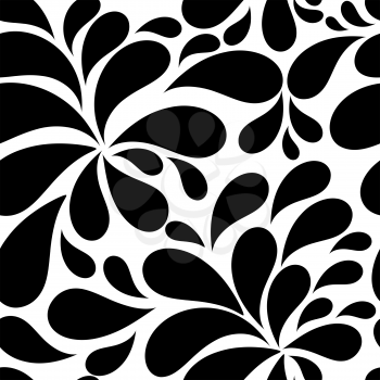 Floral Seamless Pattern Background for Wedding and Birthday. Vector Illustration