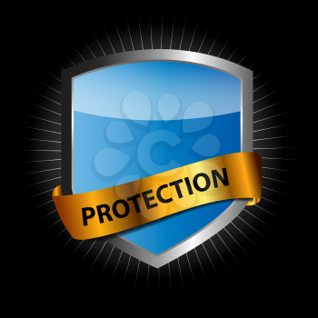 Protect  shield vector illustration