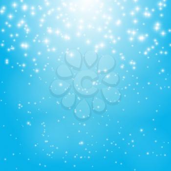 Star Blue Sky Vector Illustration Background EPS10