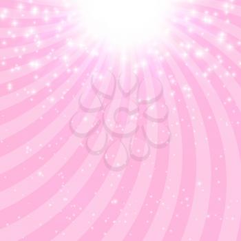 Abstract Princess Shiny Star Background Vector Illustration. EPS10