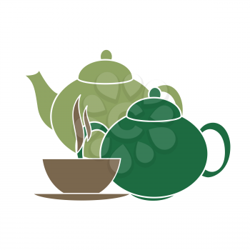 Tea Icons Vector Illustration on white background