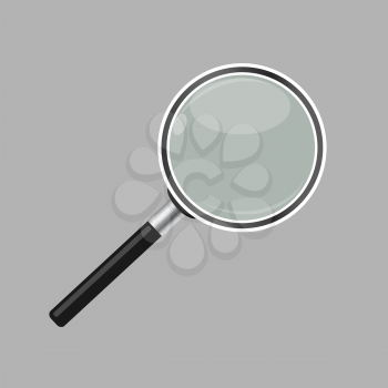 Magnifying Glass Search Icon Vector Illustration. EPS10.