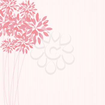 Beautiful Stylish Floral Background Vector Illustration. EPS10