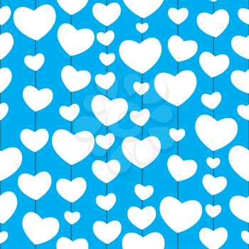 Heart Love Seamless Pattern Background Vector Illustration EPS10