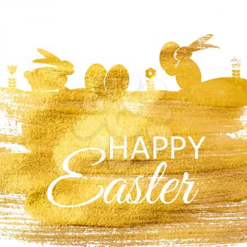 Happy Easter Spring Holiday Background Illustration EPS10
