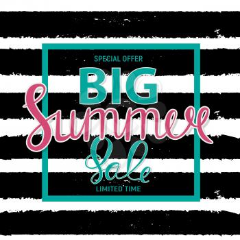 Big Summer Sale Abstract Background Vector Illustration EPS10