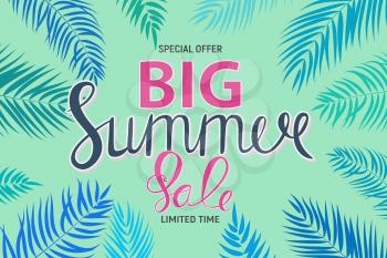 Big Summer Sale Abstract Background Vector Illustration EPS10