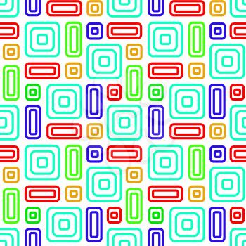 Colored Abstract Background Seamless Pattern. Vector Illustration. EPS10