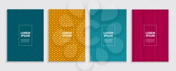 Simple Minimal Covers Template Design. Future Geometric Pattern. Vector Illustration EPS10