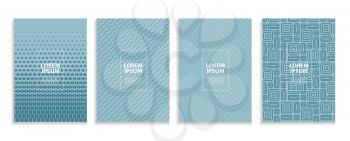 Simple Minimal Covers Template Design. Future Geometric Pattern. Vector Illustration EPS10
