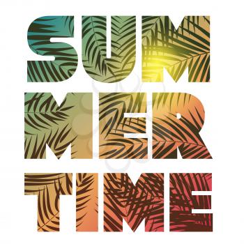 Summer Time Abstract Background. Vector Illustration EPS10