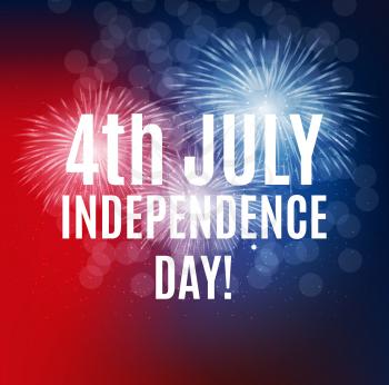 Independence Day in USA Background. Can Be Used as Banner or Poster. Vector Illustration EPS10
