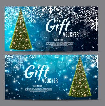 Christmas Sale Banner Background. Business Discount Card. Vector Illustration EPS10