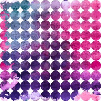 Colored Abstract Hand Painted Watercolor Background Seamless Pattern. Vector Illustration. EPS10