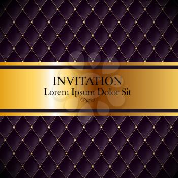 Luxury Invitation Background Template Vector Illustration EPS10