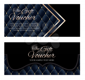 Luxury Members, Gift Card Template for your Business Vector Illustration EPS10