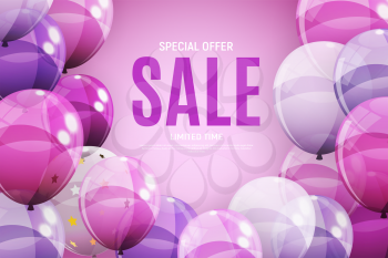 Abstract Designs Sale Banner Template. Vector Illustration EPS10