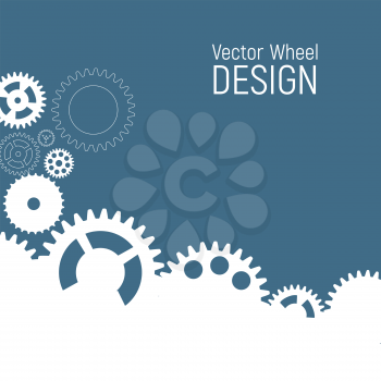Abstract Wheel Design Background. Vector Illustration EPS10