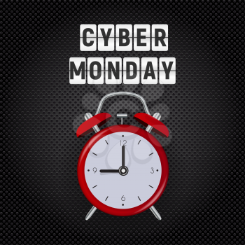Cyber Monday Sale Background. Vector Illustration EPS10