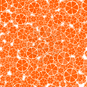 Abstract Orange Seamless Pattern Background Vector Illustration EPS10